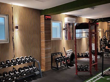 projektek corpus fitness edzőterem led falikar led panel