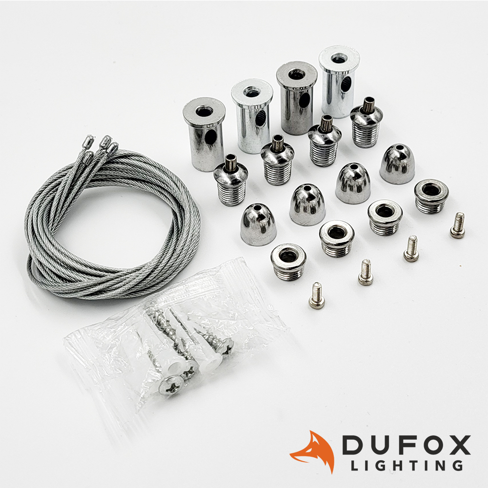 Dufox lighting DF-LP60-03 60x60 595x595 slim és backlit led panel függesztődrót készlet